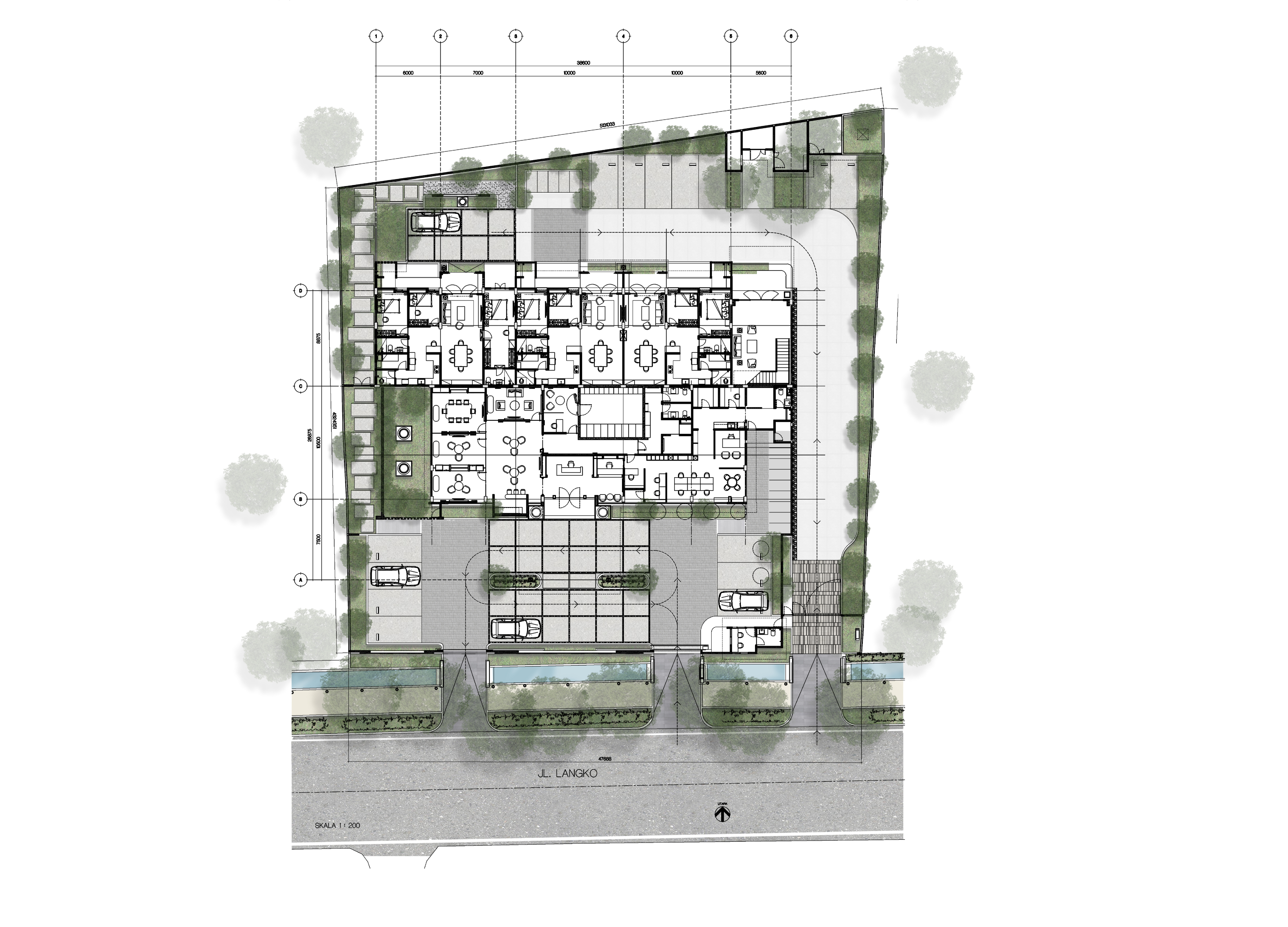 BRI SOHO Mataram — Floor Plan